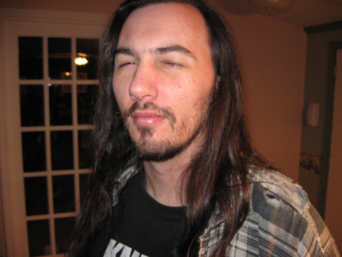 Chris McGinty of Fort Worth Texas looking sleepy