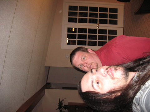 Nathan Stout and Chris McGinty shooting photos for the television show according to whim